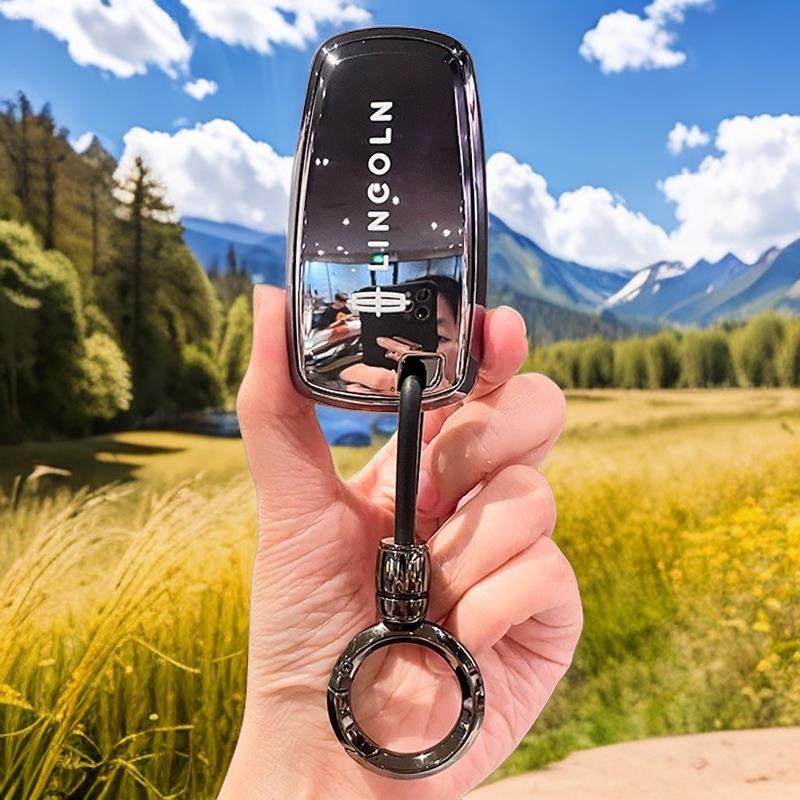 20-24款林肯冒险家车钥匙套高档全包外壳保护套男女专用车钥匙扣