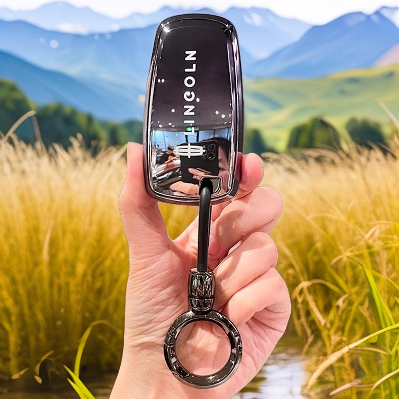 20-23款林肯飞行家车钥匙套高档全包外壳保护套男女专用车钥匙扣