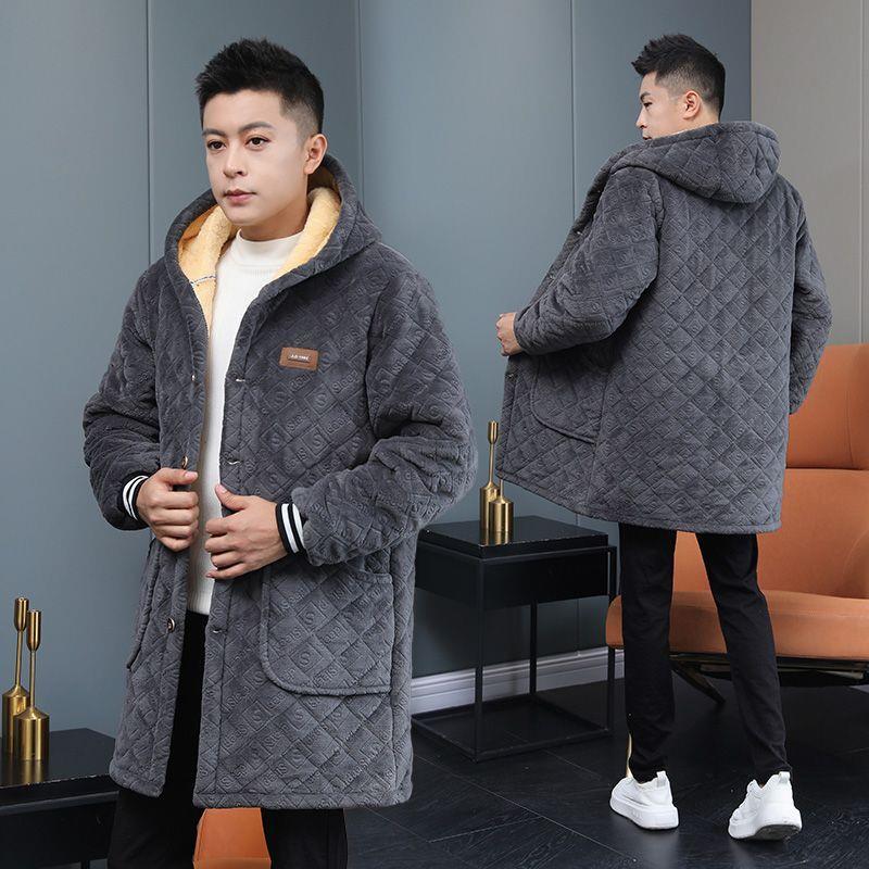 棉袄男款工作服新款男士罩衣棉服围裙