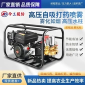 汽油喷雾器农用打药机担架式 打药泵农药喷雾机 高压高扬程推车式
