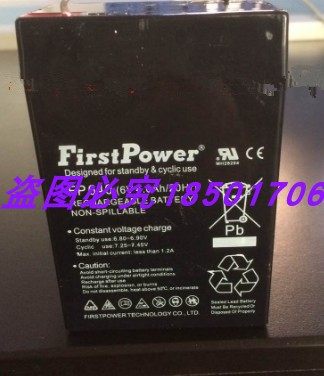 FirstPower蓄电池 FP640 6V4.0Ah/20Hr 玩具车 童车 电子称用电瓶