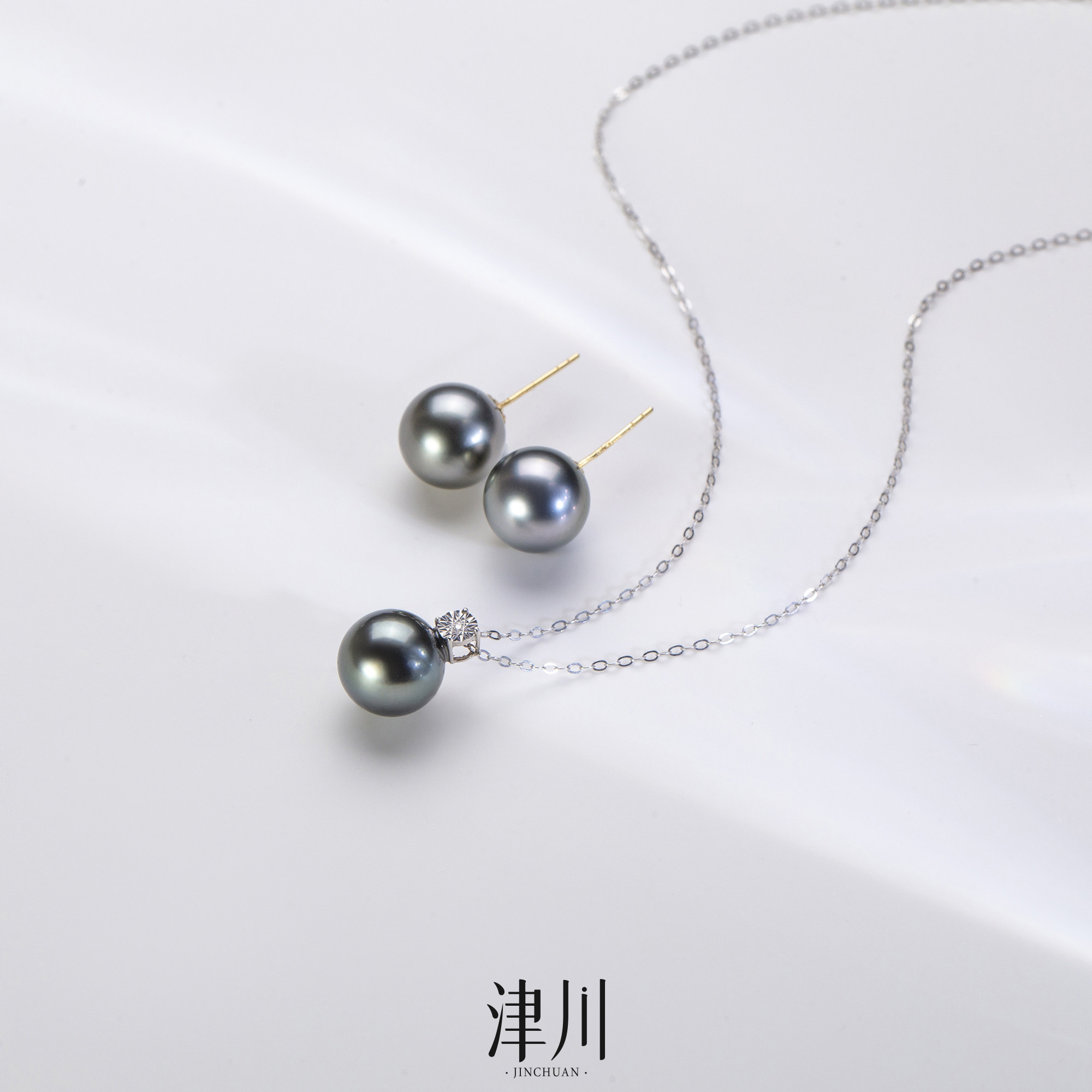 经典 海水珍珠大溪地 王妃吊坠/耳钉9-10mm 18K金+钻石,珠宝/钻石/翡翠,颈饰,淘宝优惠券,粉丝福利购,淘宝优惠卷