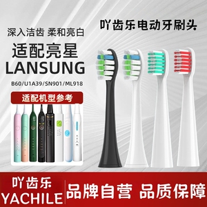 适配亮星LANSUNG电动牙刷头B60/U1A39/SN901/ML918/小白替换头