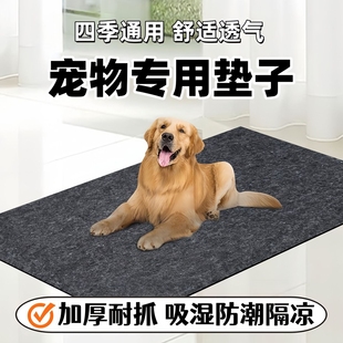 宠物地垫狗垫子防撕咬冬季睡觉用四季通用猫狗窝笼专用毯垫板笼子