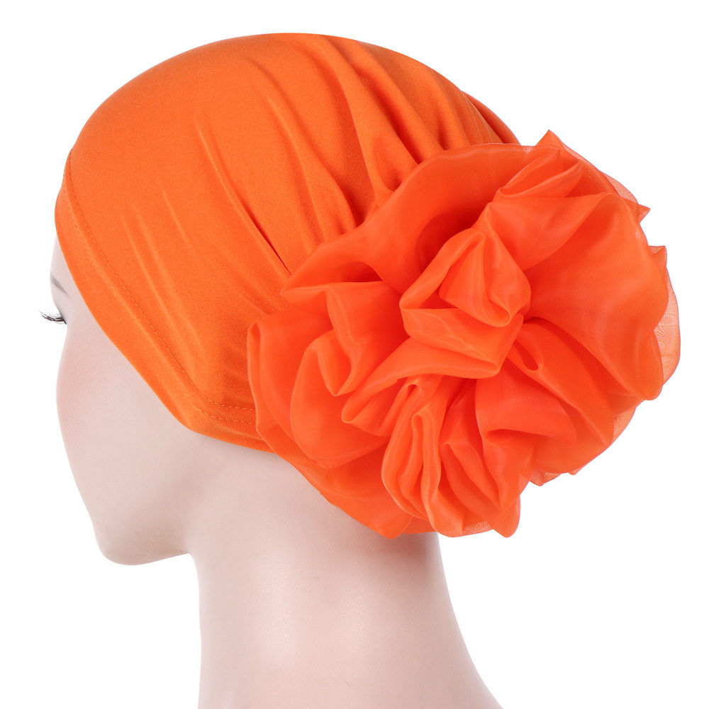 2020 new pattern Muslim monochrome Flower Turban hat Europe and America . Baotou hat The flower goods in stockin the Accessories/Leather belt/Hat/Muffler , Hat  category - from Buy2taobao.com to provide professional Taobao agent buy service