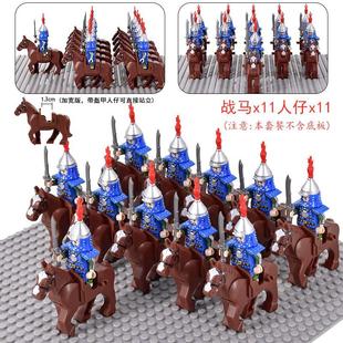 中国古代士兵积木人中国古代士兵明军神机营小人仔第三方模型积木