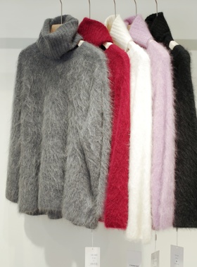 羊绒衫高领可拆卸YRL500/1.9