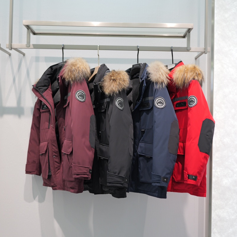 2025冬季鹅绒服男户外加厚羽绒服连帽工装大毛领【2029】TX11.21