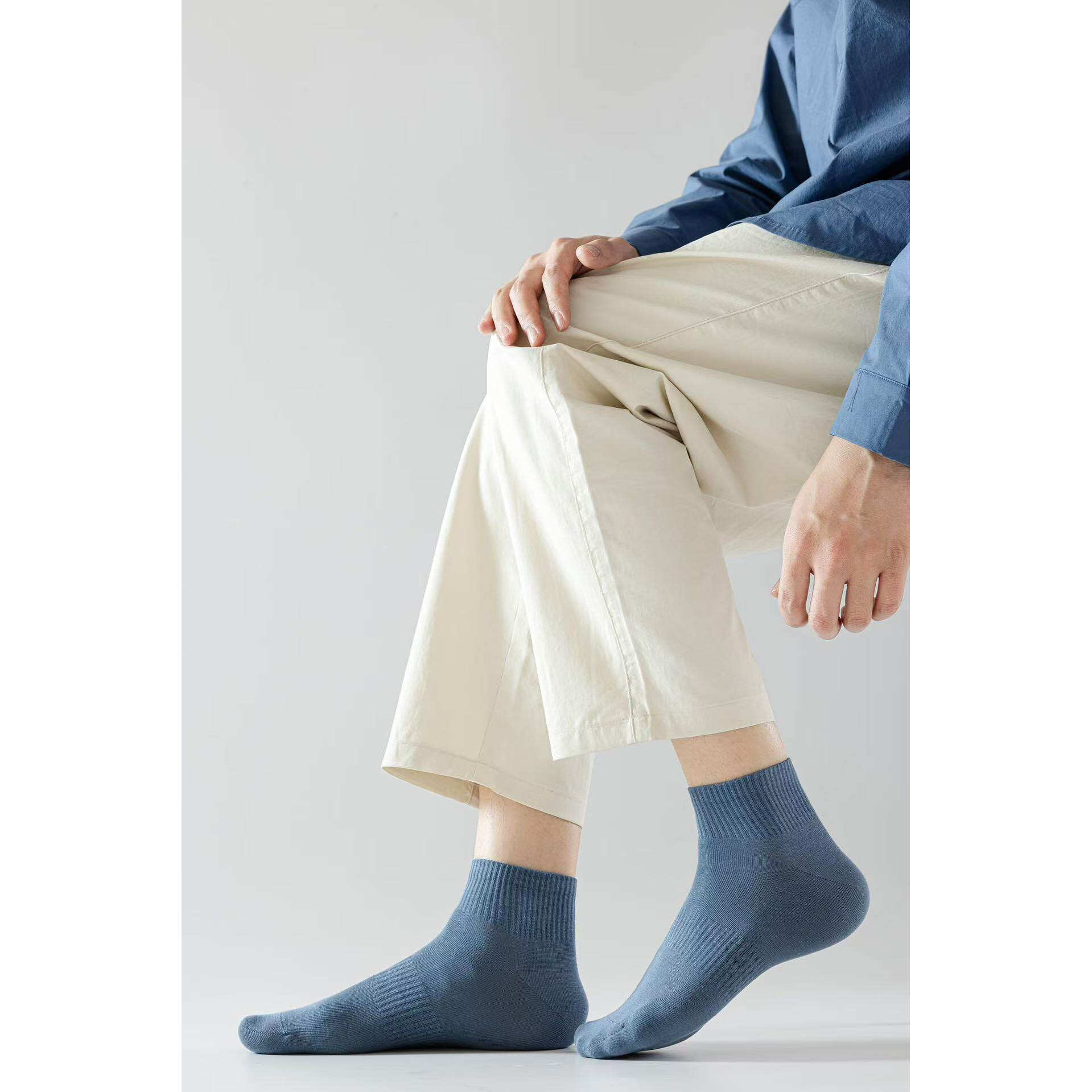 一体机百棉网眼船袜四季袜男女防滑条款袜子