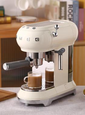 斯麦格SMEG咖啡机 意大利意式半自动家用系列SMEG ECF01