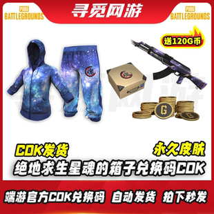 星魂ak永久皮肤CDK兑换码 PUBG绝地求生星魂 箱子星魂联名套装