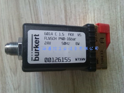 宝德两位三通电磁阀6014C 1.5 FKM宝得24压缩空气00126155