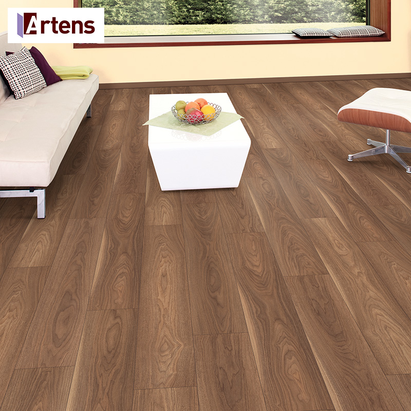 artens安道森德国原装进口强化复合地板10mm耐磨卧室原木色木地板