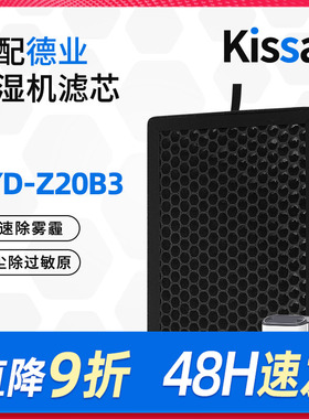 Kissair适配德业除湿机滤芯DYD-Z20B3活性炭过滤网