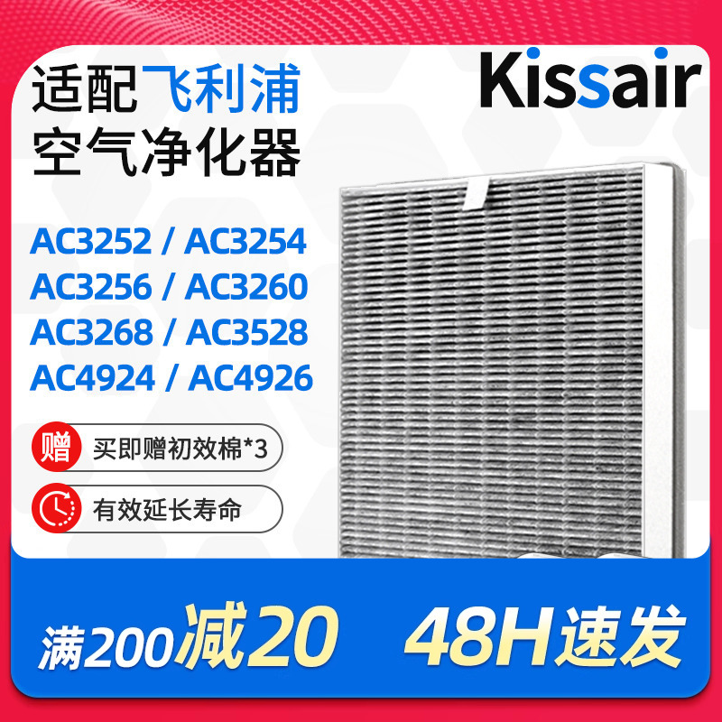 適配飛利浦空氣凈化器ac3252/54