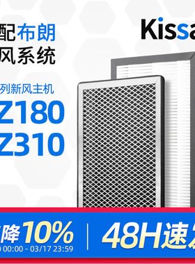 适用于布朗新风中央新风主机滤网BZ180/BZ310滤芯BLGLP-19/20集尘
