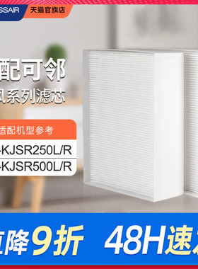 适配万科可邻新风2.0系列过滤芯CN-KJSR250L/R滤网CN-KJSR500L/R