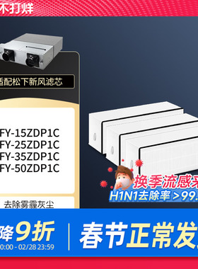 适配松下新风系统滤芯FY-35/25/15/50ZDP1C过滤网FY-E15/25/35PMA