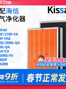 适配Hisense海信空气净化器滤芯KJ-270F-FA/KJB300NS/FS除醛滤网