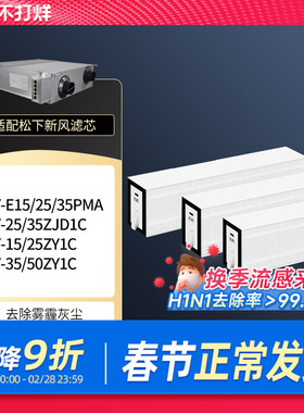 适配松下新风系统FY-E15/25/35PMA滤芯ZJD1C ZJP1C滤网ZDP1C ZY1C