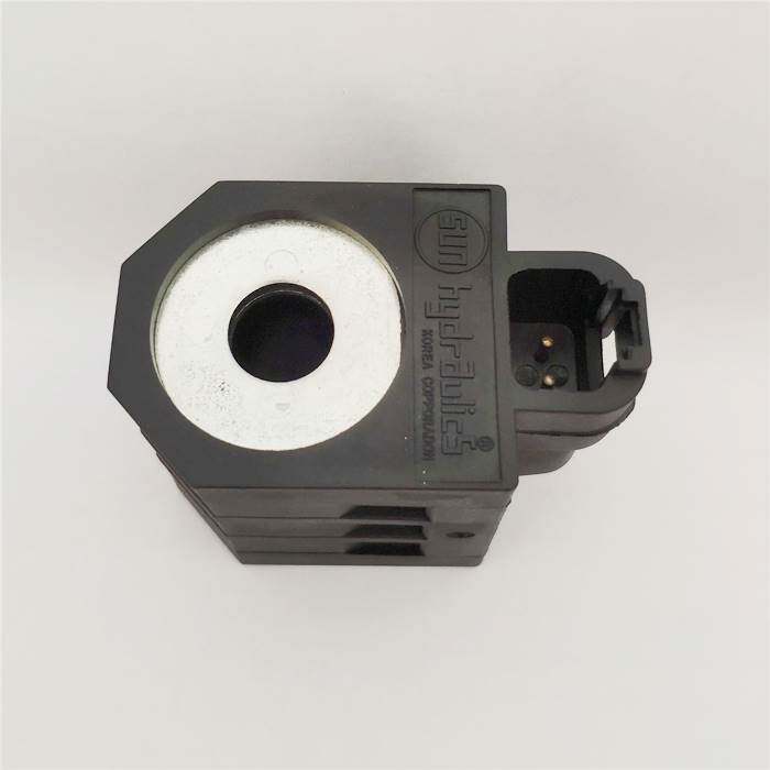 挖掘机配件现代r60/80/220/215/225-7先导安全锁电磁阀线圈