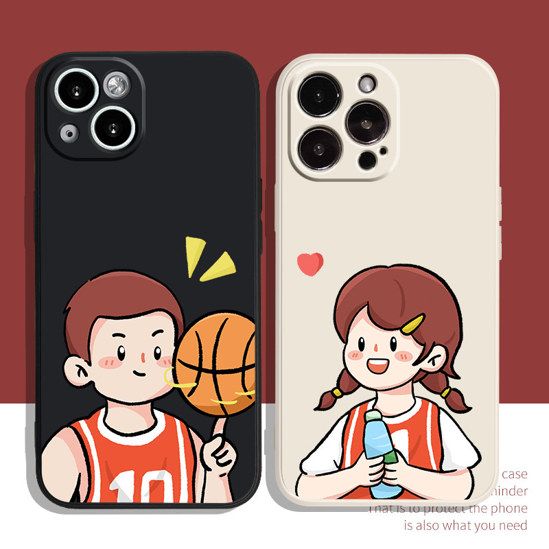 篮球男孩女孩情侣硅胶软壳