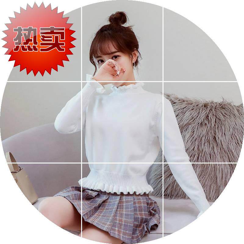 冬长袖加厚毛衣针织衫女装搭配半身短裙子背e带阔腿裤子的上衣新|msdalam kategori Butik wanita / wanita, sweater - dari Buy2taobao.com untuk memberikan perkhidmatan ejen Taobao profesional membeli