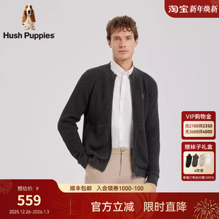 全棉亲肤肌理感休闲插肩袖 秋季 卫衣外套男 Puppies暇步士男装 Hush