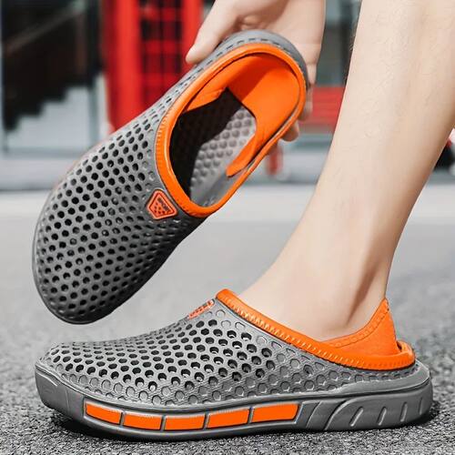 Men's and Women's Summer Sandals Clogs Casual Round Toe Slip