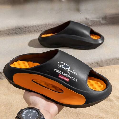Men Leisure Slippers Women Summer House Shoes Soft EVA Anti-
