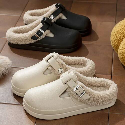 New Waterproof EVA Indoor Street Slippers For Women Winter W