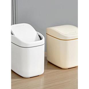 Small Mini Garbage Desktop Dustbin Can Plastic wit Trash