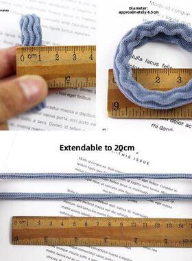Hair rope rubber band female high elasticity black hair tie