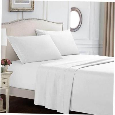 Hotel Cooling Bed Sheet 4 Sets Bedsheet Cover Queen/Double