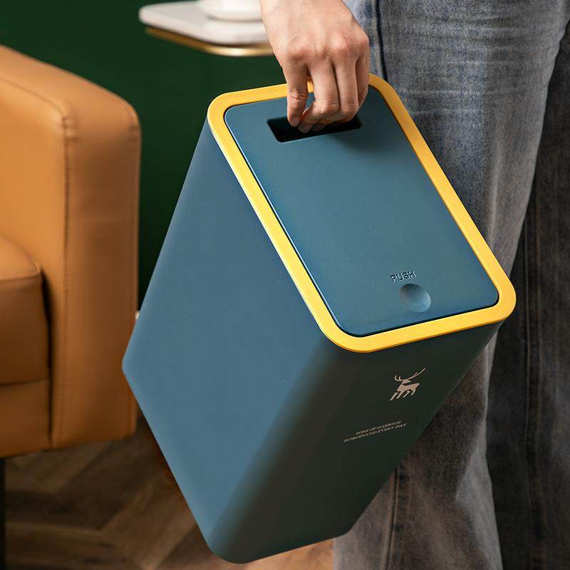 Garbage can toilet trash can kitchen Dustbin with cover bin