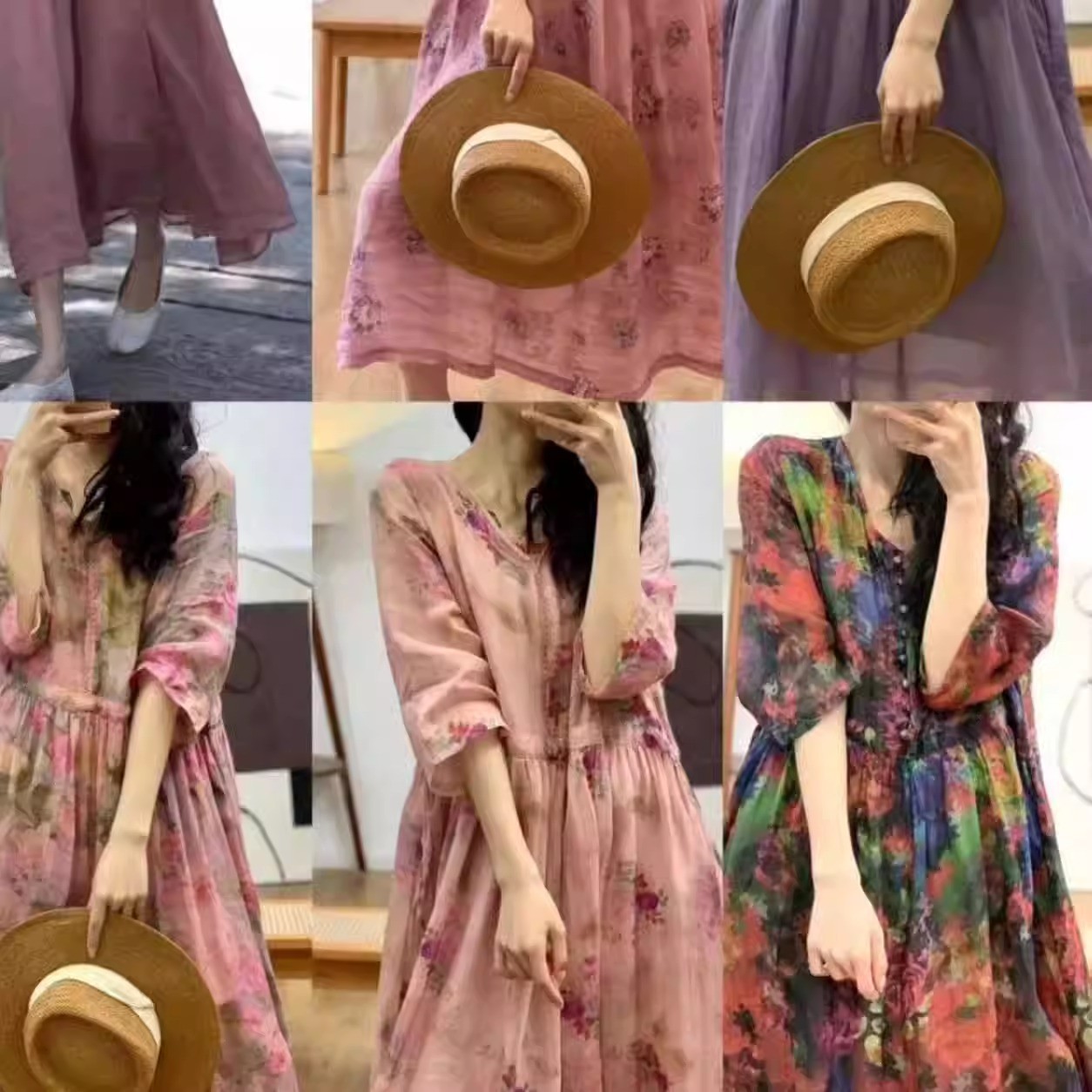 中国风裙子连衣裙半裙衣服链接合集