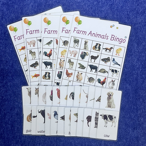 farmanimalsBingo动物宾果卡