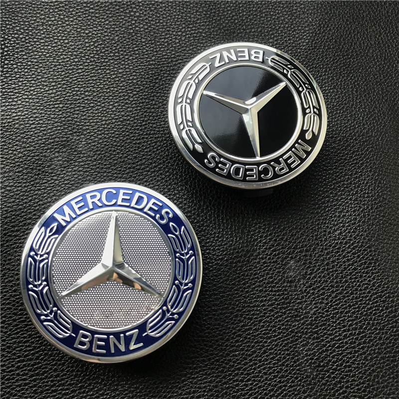 奔驰轮毂盖w203w204w211w212w220w221w164w222车轮罩轮胎中心标志