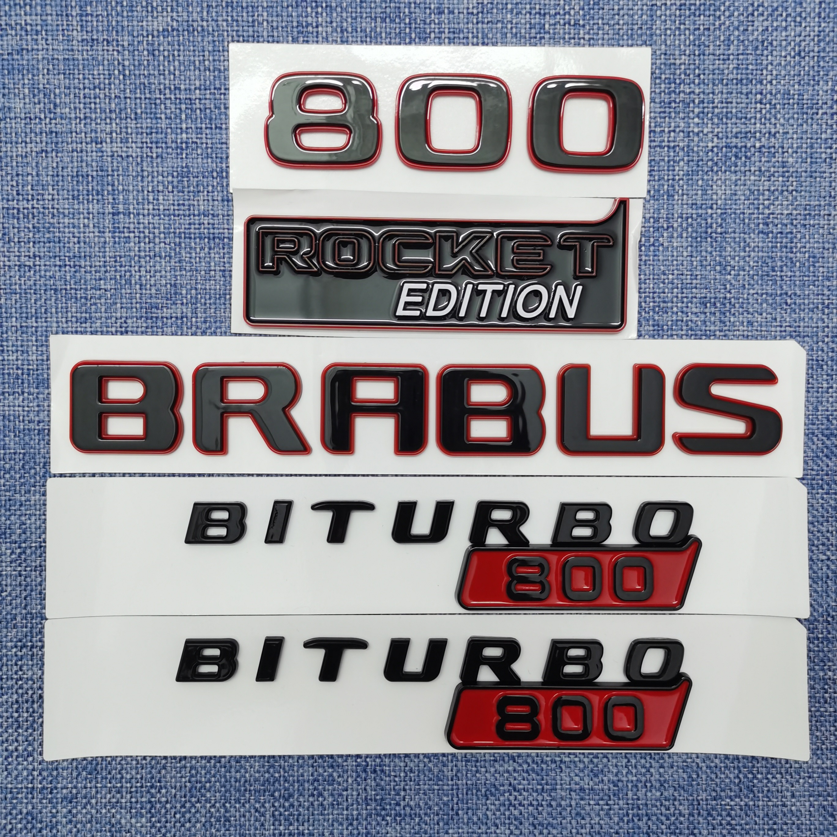 奔驰G级改装巴博斯车标BRABUS 900 800 700 火箭版车标AMG车尾标