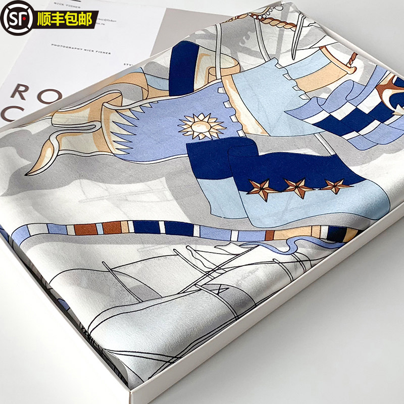 真丝丝巾大方巾女百搭纱巾薄款夏季桑蚕丝绸围巾防晒披肩送礼|ruв категории Аксессуары, шарф/шарф/шаль - от Buy2taobao.com для оказания профессиональной услуги покупки агента Taobao