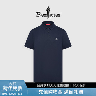 轻柔面料 polo衫 比音勒芬春夏季 户外短袖 翻领T恤372251552 男士