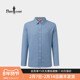 细格纹 比音勒芬2025秋冬新款 男士 休闲衬衣保暖长袖 衬衫