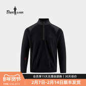 POLARTEC超轻保暖针织 比音勒芬2025秋冬新款 男士 卫衣长袖 T恤
