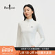 超轻T 比音勒芬2026春季 新款 女士户外轻量防晒速干立领长袖 T恤