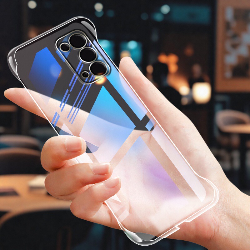 适用oppo新款电镀防摔无框手机壳
