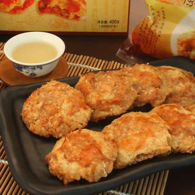 顺德特产马冈桃园鸡仔饼传统手工老字号广东特色小食