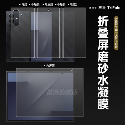 三星tirfold手机膜磨砂膜