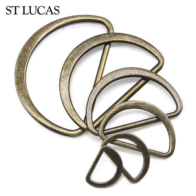 金属D形环五金鞋子背包箱包配件扁D字扣半圆D型环手工DIY装饰扣子,居家布艺,纽扣,淘宝优惠券,粉丝福利购,淘宝优惠卷