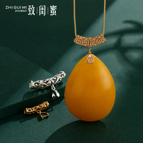致闺蜜吊坠扣头纯铜材质