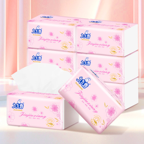 九九香原木抽纸500婴儿用柔软
